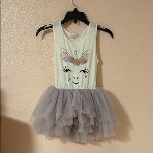 Tutu Du Monde Unicorn Tutu Dress - White and Purple size 4-5